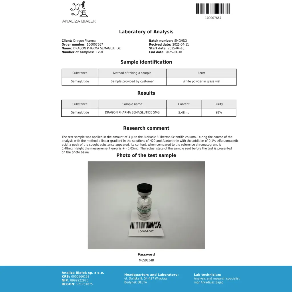 Sema-Pep (Semaglutide) 5mg Sema-Pep (Semaglutide) 5mg