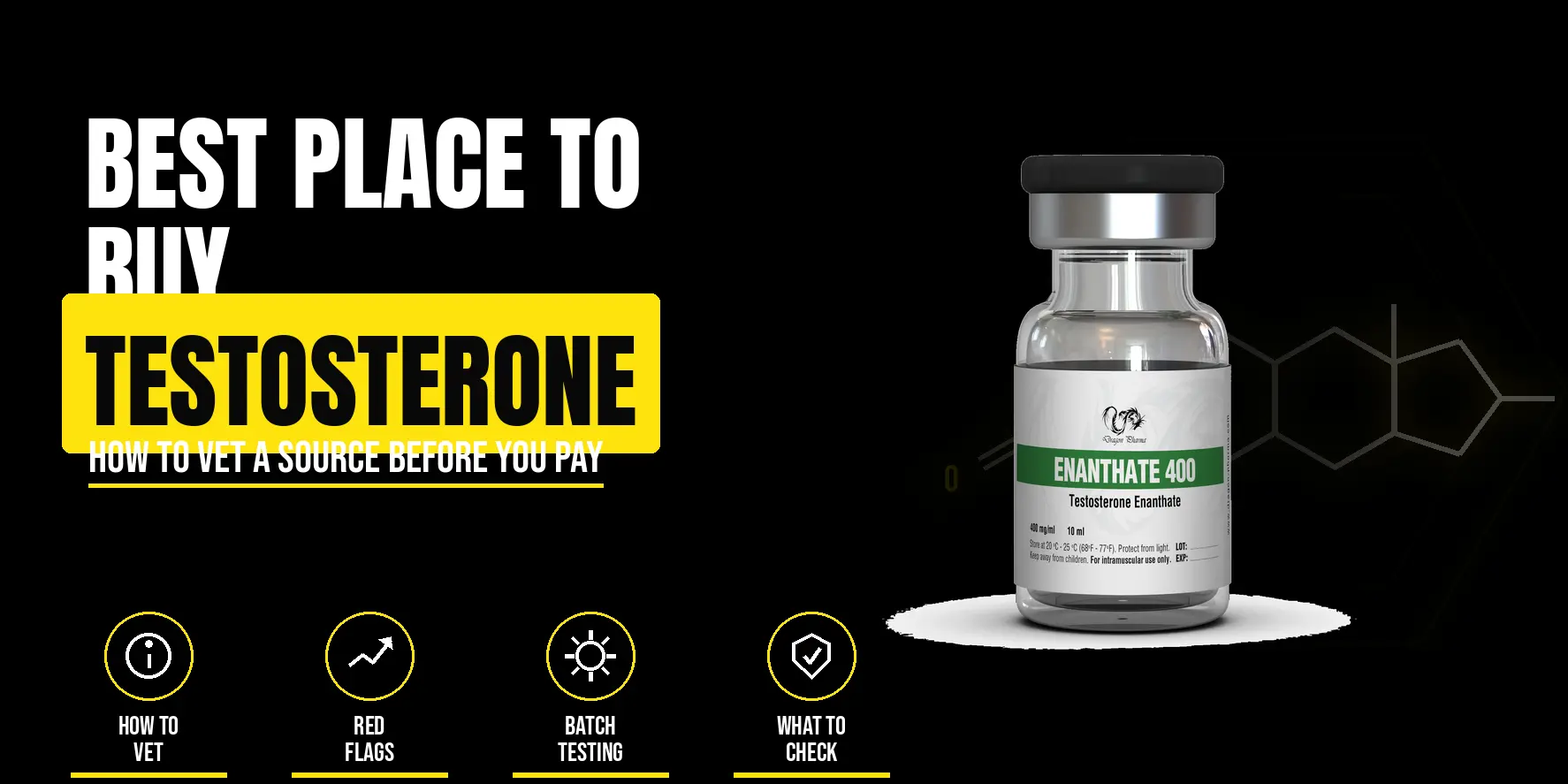 Best Place to Buy Testosterone Online: How to Vet a Source