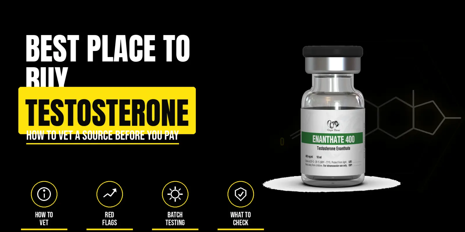 Best Place to Buy Testosterone Online: How to Vet a Source