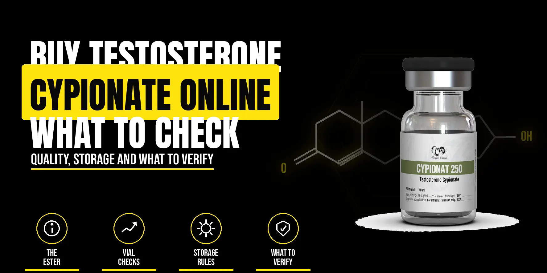 Buy Testosterone Cypionate Online: What to Check Before You Order