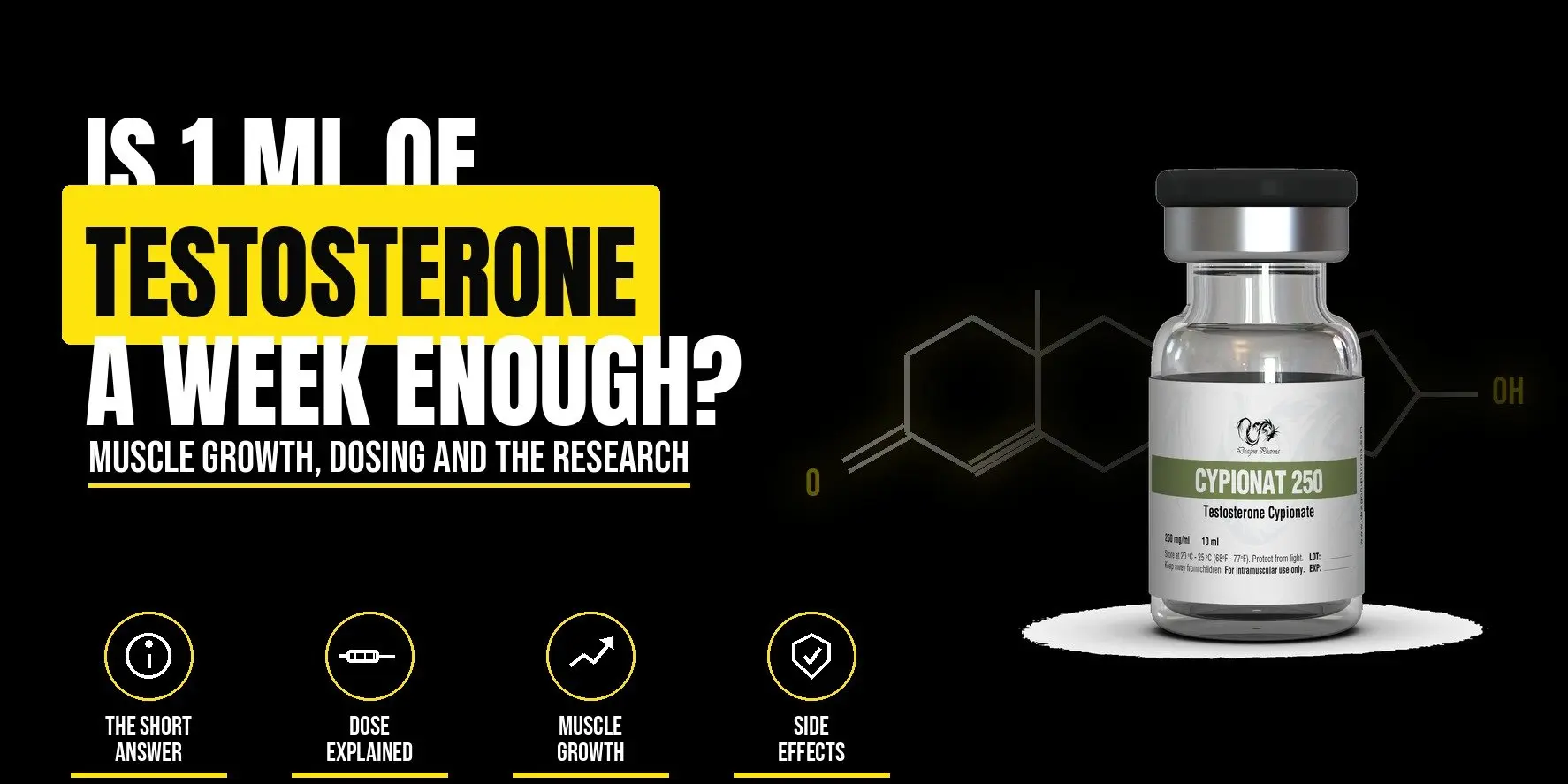 Is 1 ml of Testosterone a Week Enough to Build Muscle?