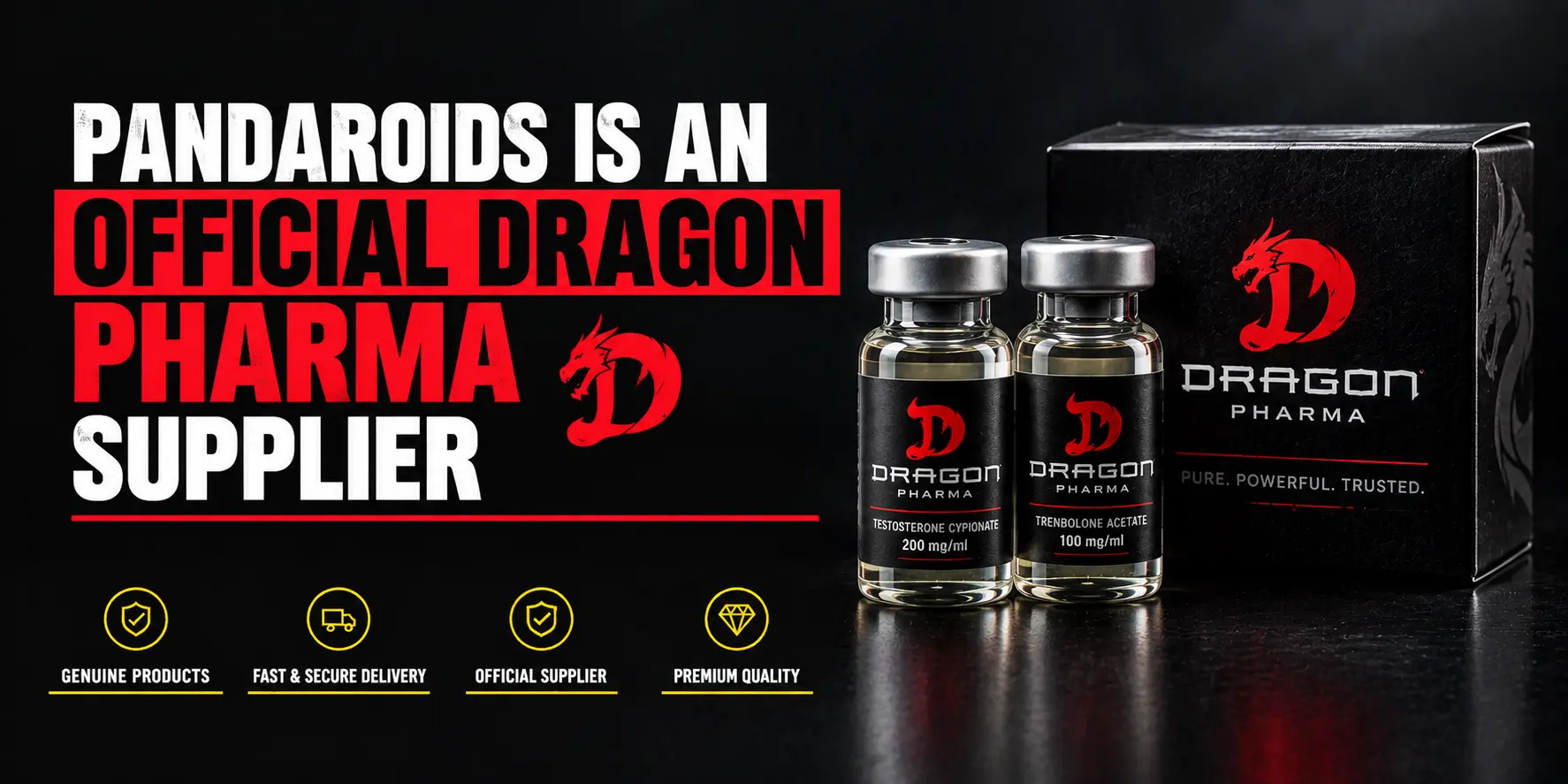 PandaRoids Is an Official Dragon Pharma Supplier