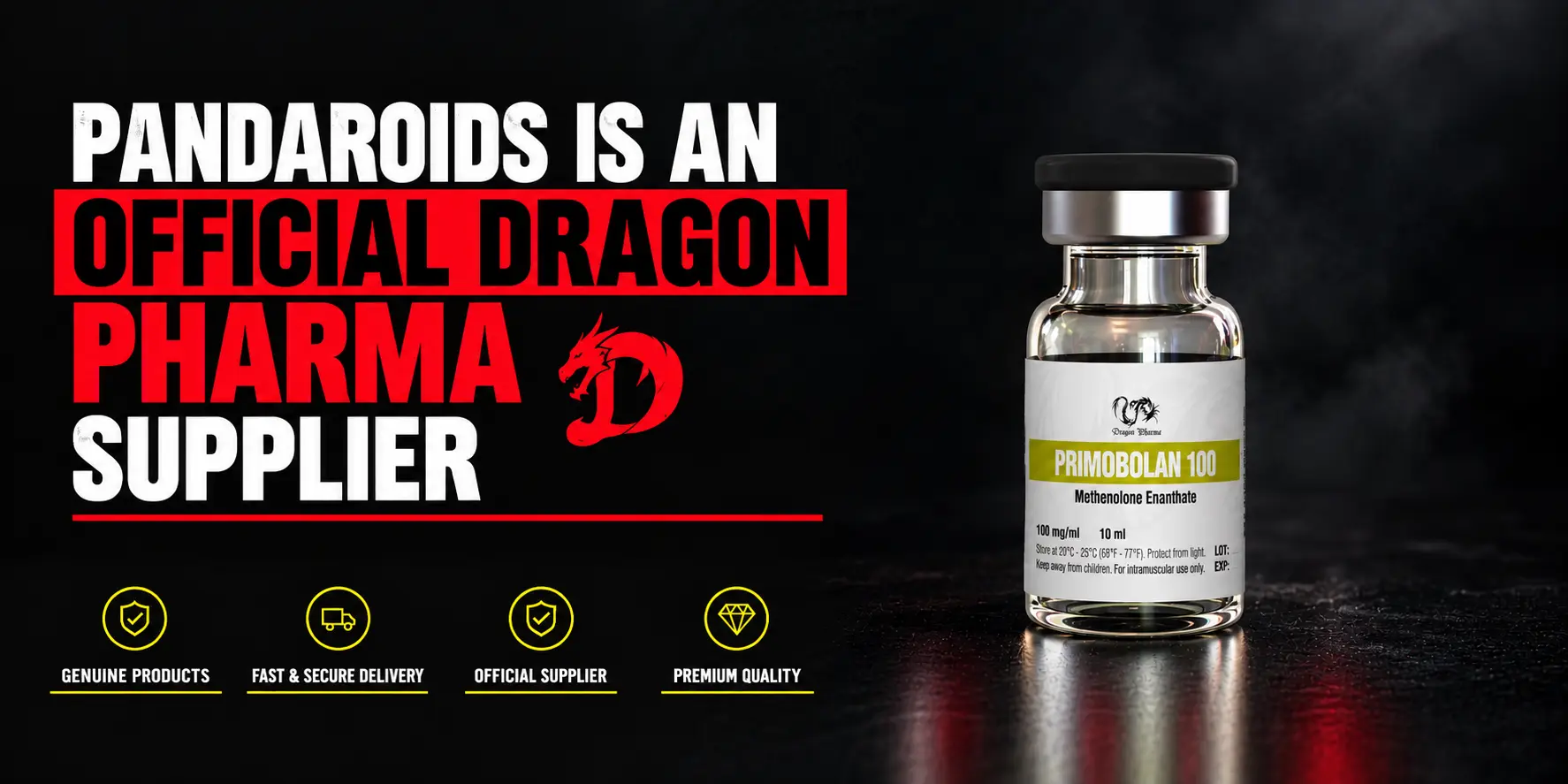 PandaRoids Is an Official Dragon Pharma Supplier
